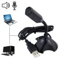 USB Laptop Microphone Voice Mic High Sensitivity Mini Studio Speech Mic Stand With Holder Gaming Conference for Desktop PC. 