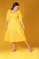 Ran Menike Smocked Midi Dress. 