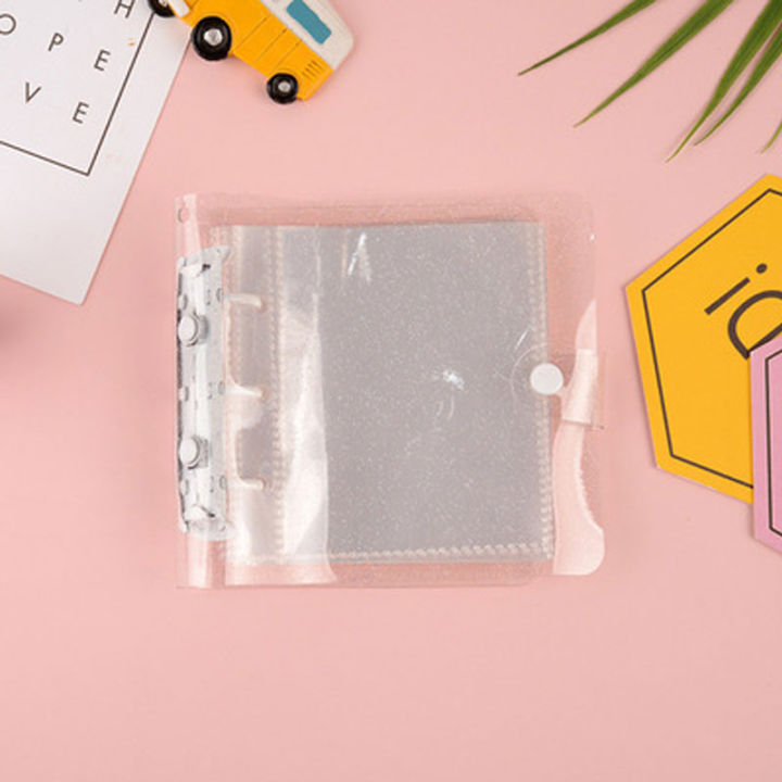 Creative 3 Hole Loose-leaf Refill Notebook Cover Mini File Folder Hand Account Diary Ring Binder Inner Pages Diary Book Portable