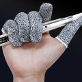 10Pcs Finger Cots Thumb Protector Anti-Cut Fingertips Finger Sleeve Flexible Resistant Protection Finger Cots DIY Work Mzea. 