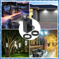 2 Piece Dusk to Dawn Sensor Black Plastic Photocell Light Sensor for Outdoor Lighting 120-277V Photoelectric Switch. 