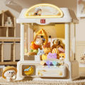 Children Mini Claw Arcade Machine Toys Coin Operated Play Game DIY Prizes Gashapon Candy Vending Crane Doll Machines Kids Gifts. 