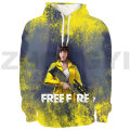 3D Print Free Fire Garena Hoodie Game Assault Oversized Sweatshirt Anime Lounge Wear Men Women Japanese Streetwear Long Sleeve. 