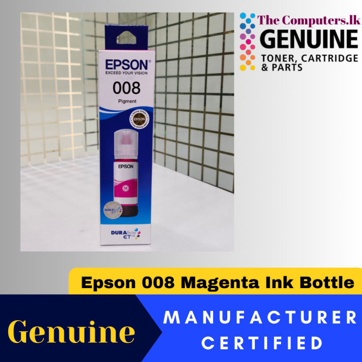 Epson 008 Original Ink Magenta | Daraz.lk