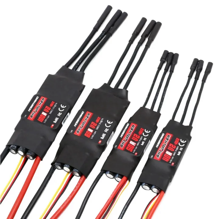 V2 ESC Controller with UBEC for Model Airplanes Fixed Wing Electronic ...