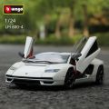 model bike Bburago 1:24 Lamborghini Countach LPI 800-4 Classic Replica Super Car Alloy Die Cast Vehicles Model Collectible GiftParty Tableware. 