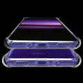 For Sony Xperia 1 Transparent Soft Gel TPU Reinforced Corners Cushion Bumper Shockproof Drop Protection Case Cover. 