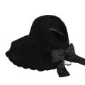 Yfashion Straw Hat Korean Style Sun Hat Women'S Fashion Hollow Hat Summer Travel Foldable Sun Hat Big Brim Bow Straw Hat Wholesale. 