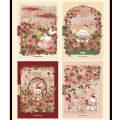 Mini Notebook Adele's Rose Manor Series Blank Page A7 Cute Pocket Book Beautiful Diary Portable Student Notepad. 