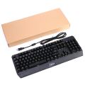 LESHP Gaming Office USB Wired Mechanical Keyboard With LED Backlight Black. 