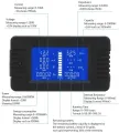 PZEM-015 100A Battery Tester Voltmeter Ammeter Power Voltage Current Impedance Capacity Energy Time Meter Monitor built-in shunt. 