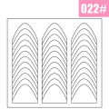 2 Sheets White French Manicure Strip Nail Art Form Fringe Tip Guides Sticker DIY Line Tips Decoration Tool. 