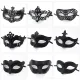1Pc Masquerade Mask Halloween Costume Party Mask Plastic Half Face Mask Women Men Fancy Dress. 