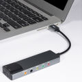 Aluminium Alloy Usb Sound 7.1 5.1 Channel External Audio Converter Ac-3 Dts Usb Audio Adapter Spdif Optical For Lap Pc. 