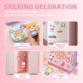 AIYIN Cartoon Magnetic Kuromi Paper Doll House Book Set Sanrio Quiet Book DressUp Book for Sanrio stickers. 