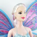 Mermaid Princess Flying Fairy with Wings Gift Doll Princess Children Girl Toy. 