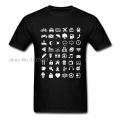 Travel Icon T-shirt Summer Traveller Backpacking Global World Tee Iconspeak New T Shirts Unisex Funny Tops Tee Shirt For Men. 