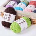 Functional Cotton Crochet Yarn Sewing For Bag Blanket Yarn Ball For Scarves Hat For Clothes DIY Hand Knitting. 