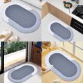 Perpetual Anti Slip Mat for Batroom Floor -Water Absorbent Non Slip Door Mats, Floor Mat, Quick Dry Dirt Barrier for Home, Office, Kitchen (40cmx60cm) Multicolor. 