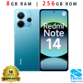 Xiaomi Redmi Note 14 - 8GB RAM 256 ROM / TRCSL APPROVED ( 18 MONTHS GENXT WARRANTY). 