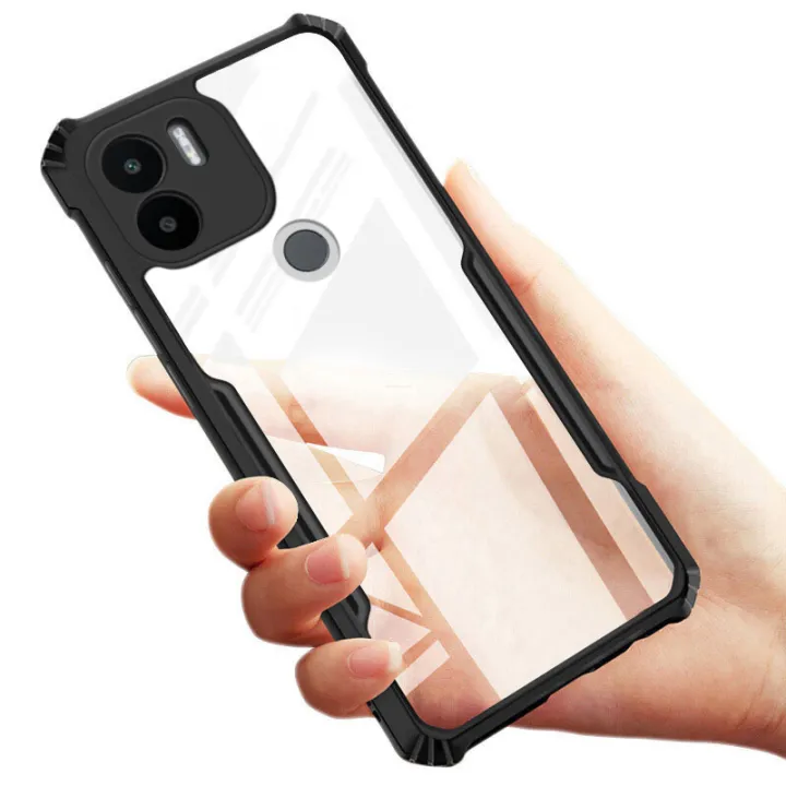 Quiberk%20for%20Xiaomi%20Redmi%20A1%20Plus%20/%20A2%20Plus%20Case%20Edge-Reinforced%20Shockproof%20Hard%20Transparent%20Phone%20Cover%20-%20Image%202