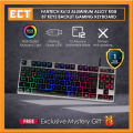 Fantech K613 Aluminum Alloy RGB 87 Keys Backlit Membrane Wired Gaming Keyboard. 