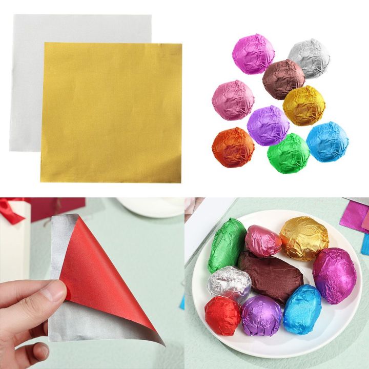 100%20pcs%20Candy%20Color%20Gilded%20Wedding%20Party%20Supplies%20Decoration%20Tin%20Food%20Candy%20Chocolate%20Package%20Paper%20Wrapping%20Paper%20Aluminum%20Foil%20-%20Image%208