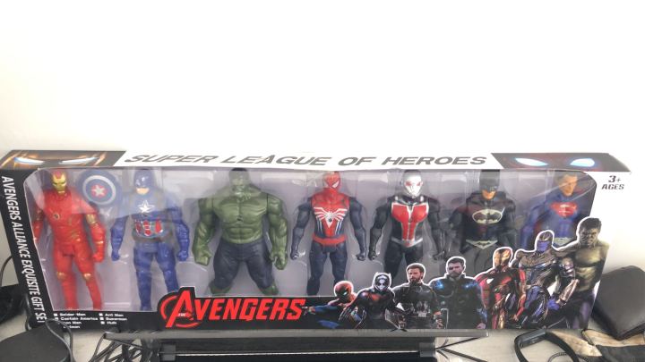 Marvel Avengers 7 pack Action figures Super Hero’s Toy High Quality