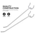 50 Pcs 6-Inch Pegboard Hooks Metal Shelving Hooks and Organizer Assortment Pegboard Garage Storage Organizer. 