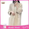 Long Sleeve Sweater Coat Cozy Stylish Women's Fall Winter Cardigan Sweater with Pockets Warm Soft Plus Size Perfect for Southeast Asian Fashionistas Women Cardigan Sweater. 