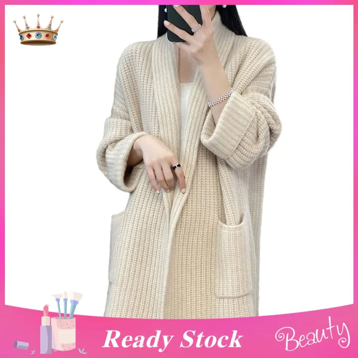 Long%20Sleeve%20Sweater%20Coat%20Cozy%20Stylish%20Women's%20Fall%20Winter%20Cardigan%20Sweater%20with%20Pockets%20Warm%20Soft%20Plus%20Size%20Perfect%20for%20Southeast%20Asian%20Fashionistas%20Women%20Cardigan%20Sweater%20-%20Image%203