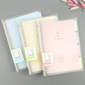 Removable Simple Notebook High Quality Binder Notebook Small Fresh Loose Leaf Notebook Removable Transparent Loose Leaf Notebook Notebook. 