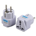 Multifunction Universal AU UK US To EU Electrical Socket Type E/F France Spain Plug Travel Adapter AC Outlet KR Plug Adapter YUYIN. 