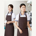 7 Colors Hanging Neck Apron Difficult To Pilling Canvas Catering Apron Hot Pot Apron for Hot Pot Milk Tea Coffee Shop Cake Shop. 