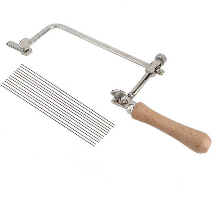 JEWELERS SAW FRAME DIY Woodworking Steel Saw Jewelry Tool Making Cutting Wood Handle
