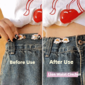New Lion Shape Flat-Base Jean Buttons Adjustable No-Sew Installation Pant Waist Tightener Portable Cartoon Effortless Waist Tighteners Waistband Repair. 