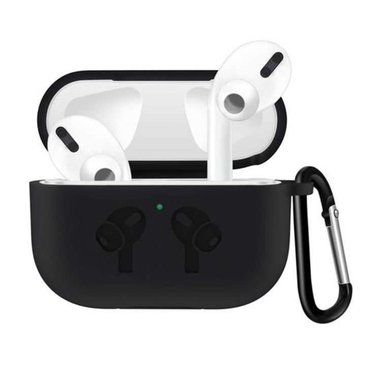 Airpods Pro Case Pouch Silicone Cover Soft High Quality Pouch Earpods 3 - Black 170410945 Styles_LK Online