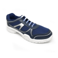 Bata Men’s Textile Blue And Silver Sports Shoes – Kiit. 