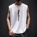 Fitness Clothes Men's Ice Silk Quick-Drying Vest Sportswear Suit Summer Sleeveless T T-shirt Basketball Training Wear-Suit. 