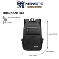 MENSPE Fashion Backpack Men Laptop Backpack Travel Bag Waterproof Backpack Business Bag College Backpack Casual Shoulder Bag Anti Theft Back Pack School Bag for Men Women. 