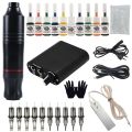10-color Motor Pen Beginner Tattoo Machine Set Motorized Pen Semi-permanent. 