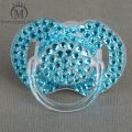 MIYOCAR Special price 4 color shining bling crystal rhinestone Baby Pacifier/ Nipples /Dummy /cocka /chupeta &pacifier clips. 