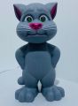 Talking Tom Large size Sensitive Intelligent and Recording talk back toy with AI Touch for Kids (light on eyes) High Quality Cooling Style Toy For Kids. 