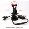 Y7 High Power 120W H4 LED Headlights Car H4 Mini Projector Lens 6000K 12V High Low Beam Auto Led Lights LED H4 Projector Lens. 
