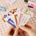 30 PCS Kawaii Cute Animal City Paper Bookmark for Book Holder Multifunction Bookmark Children School Supplies Gift. 