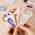30 PCS Kawaii Cute Animal City Paper Bookmark for Book Holder Multifunction Bookmark Children School Supplies Gift. 