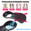 Orthotic Insoles for XO-Legs Correction Orthopedic Insoles Flat Foot Arch Support Pad Plantar Fasciitis Pain Relief Shoe Inserts. 