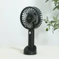 Mini Fan USB Rechargeable Strong Wind With Base & Handheld.. 