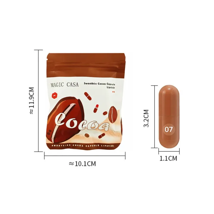 MAGIC%20CASA%20SWEETHEART%20COCOA%20CAPSULES%20SMALL%20LIPSTICK%20SET%20MINI%20KIT%20CHOCOLATE%20CUTE%20POCKET%20LIP%20GLOSS%2010%20-%20Image%205