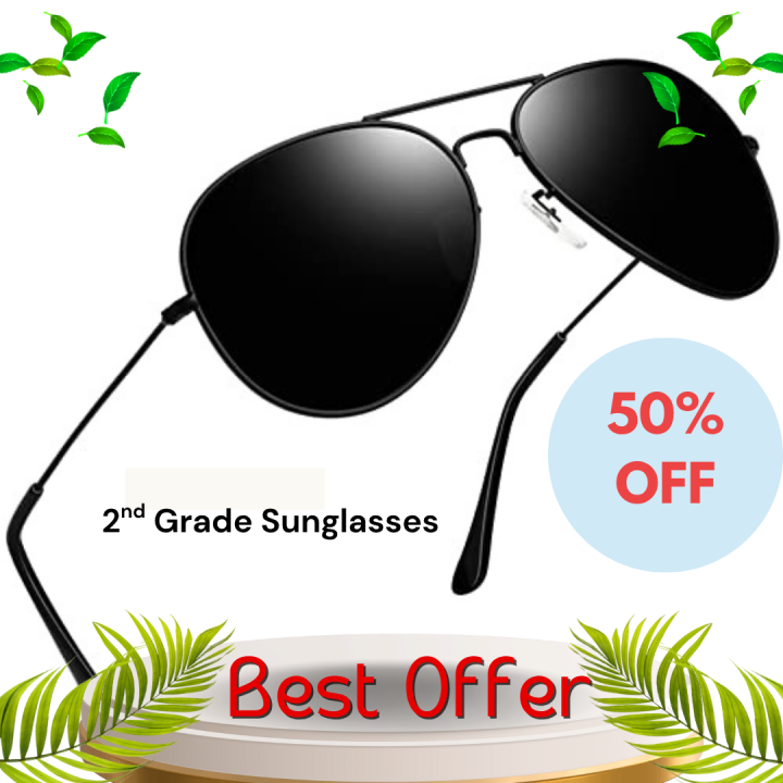 2nd Quality Damage Sunglasses Randomly Select Sunglasses for Men and Women Fashion Latest Sunglass for Men's & Women's Sunglasses Drivers Driving Colourful Sport